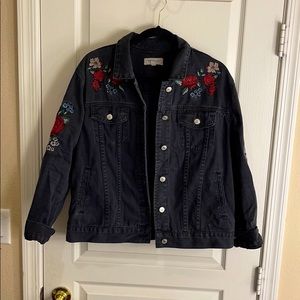 Denim Black Jacket